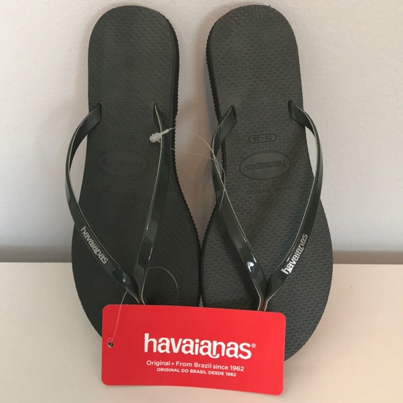 havaianas olive green